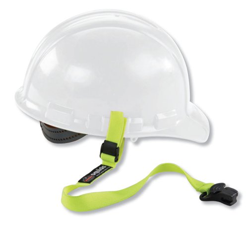 Ergodyne Elastic Hard Hat Lanyard-Clamp