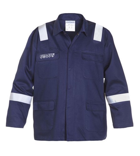 Hydrowear Melk Multi Cvc Flame Retardant Anti-Static Jacket Navy Blue 36
