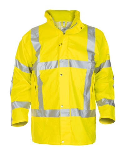 Hydrowear Neer Multi Hydrosoft Flame Retardant Anti-Static High Visibility Waterproof Parka Saturn Yellow L