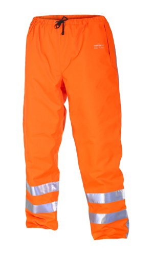 Hydrowear Urbach Simply No Sweat High Visibility Waterproof Quilted Trouser Orange 2XL