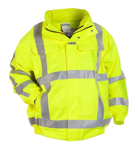 Hydrowear Moers Multi Simply No Sweat Flame Retardant Anti-Static High Visibility Waterproof Pilot Jacket Saturn Yellow L