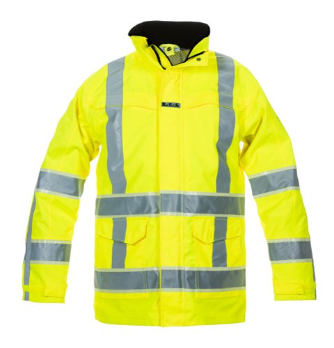 Hydrowear Italie High Visibility Glow In dark Parka Saturn Yellow L