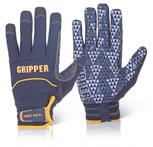 Mec Dex Rough Gripper Mechanics Glove L (Pair)