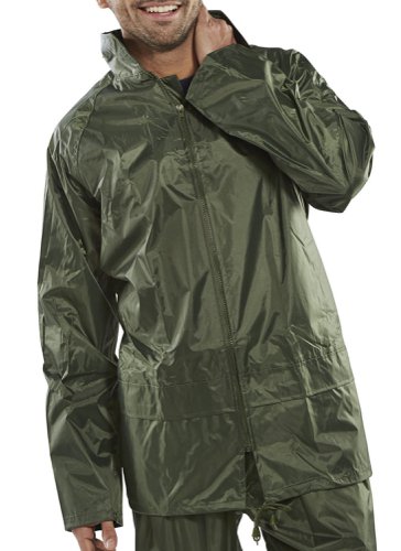 Beeswift Nylon B-Dri Jacket Olive Green XL