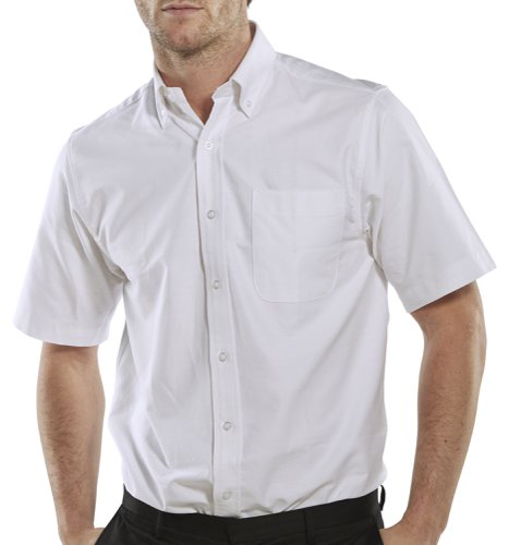 Beeswift Oxford Shirt Short Sleeve White 16