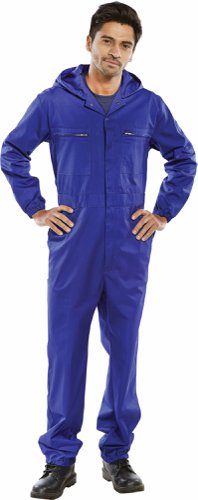 Beeswift Hooded Boilersuit Royal Blue 42