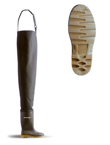 Dunlop PVC Chest Wader Green 11