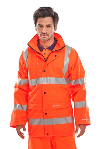 Beeswift Pu Jacket Orange L