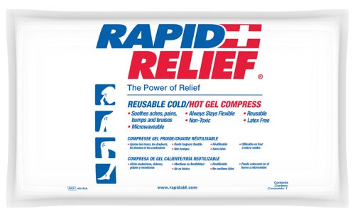 Rapid Aid Deluxe Hot / Cold Gel Compress C / W Contour Gel 6”X 10” 6 X 10”