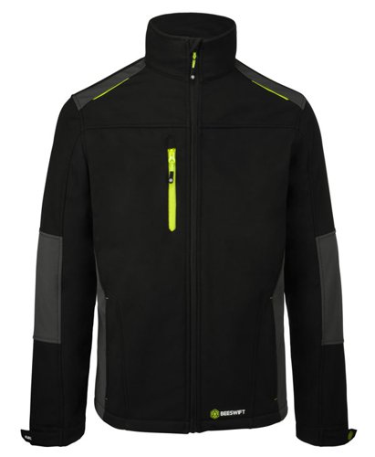 Flex Softshell Jacket Two-Tone Black/Grey S