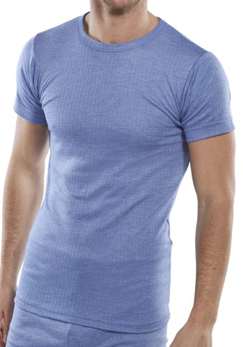 Beeswift Short Sleeve Thermal Vest Blue XL