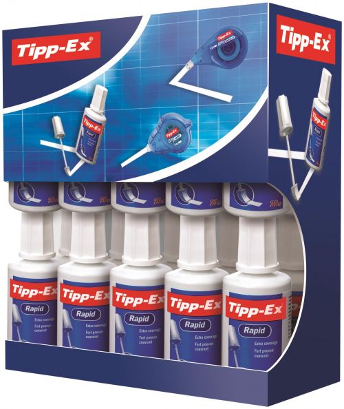 Tipp-Ex Rapid Fluid 20ml White Pack of 20