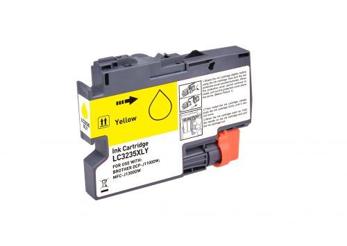 Compatible Brother LC3235XLY Hi Cap Yellow Ink Ctg 52ml Ink 5000 Pages (No ink level shown)
