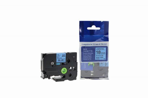 Compatible Brother P Touch TZe-541 Black on Blue also for TZ-541 Label Cassette