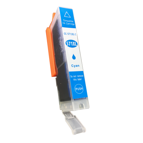 Compatible Canon CLI-571XLC Hi Yield Cyan Ink Cartridge