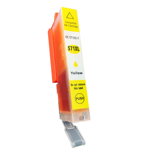 Comp Canon CLI-571XLY Hi Yld Yellow Ink Ctg 0334C001