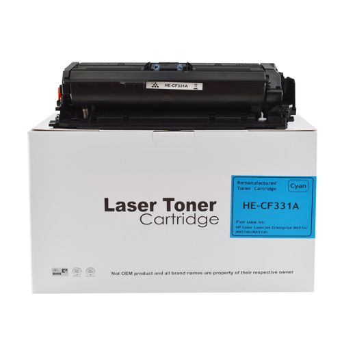 Remanufactured HP CF331A Cyan 654A Toner