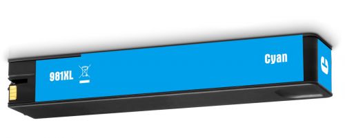 Remanufactured HP 981XC Cyan Hi Cap L0R09A Inkjet