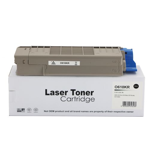 Remanufactured OKI C610BK Black 44315308 Toner