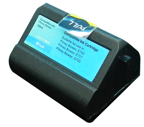 Compatible Pitney Bowes E700 Blue 769-0 10010-800 E74092-001 E74178-00 Ink