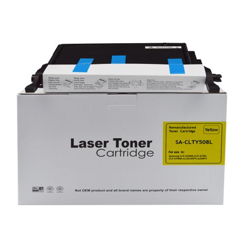Remanufactured Samsung CLT-Y5082L Yellow Hi Cap Toner