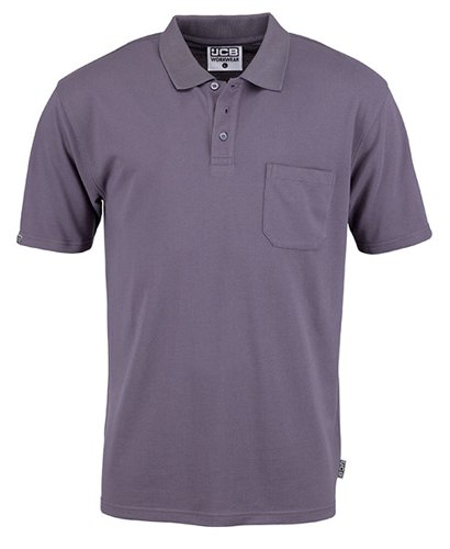 JCB Essential Grey Polo Shirt M
