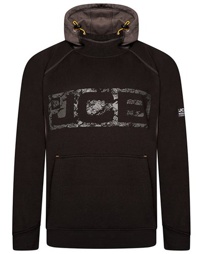 JCB Horton Hoodie Black/Grey M