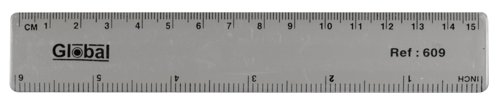 Rulers UP 150mm Clear Plastic Ruler Single (1)
