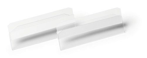 Durable Adhesive Pocket 100x38mm Clear