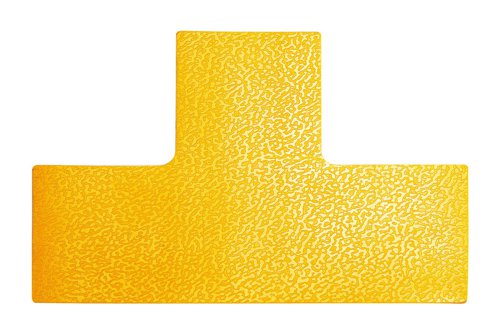 Durable Floor Shape T" Yellow"