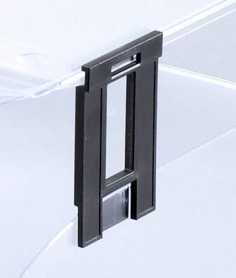 Durable Black BASIC Letter Tray Risers