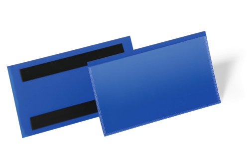 Durable Magnetic Pocket 150x67mm Blue