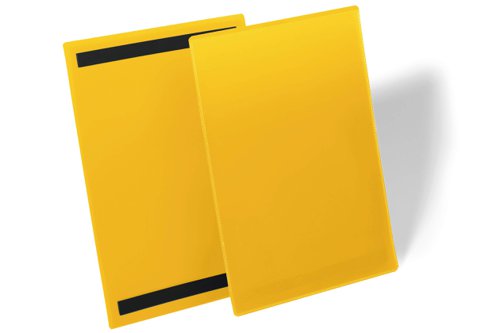 Durable Magnetic Pocket A4 Yellow