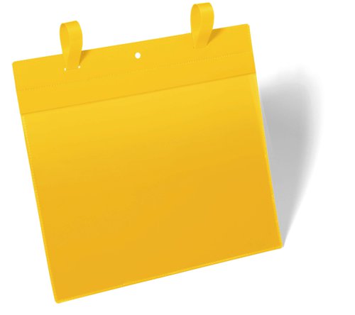 Durable Straped Pocket A4 Yellow