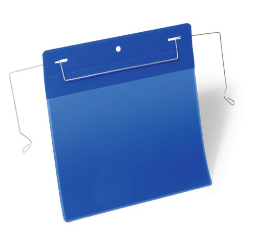 Durable Wire Hanger Pocket A5 Blue