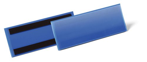 Durable Magnetic Pocket 210x74mm Blue