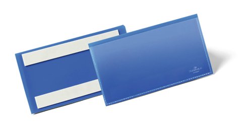 Durable Adhesive Pocket 150x67mm Blue