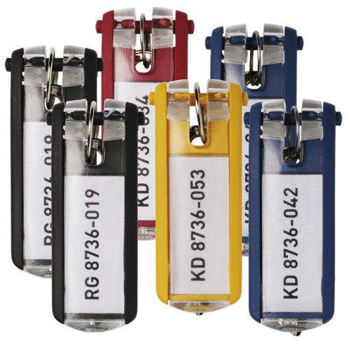 Durable Key Clips 24 Assorted