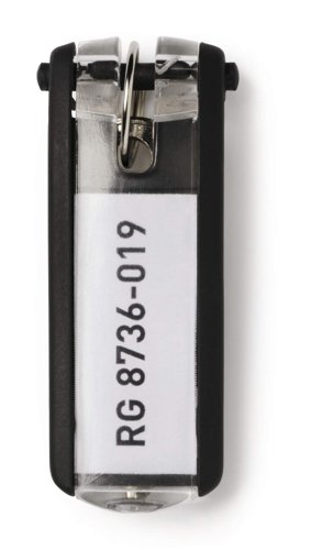 Durable Key Clips 6 Black