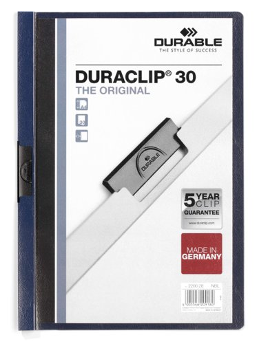 Durable DURACLIP 30 A4 Midnight Blue