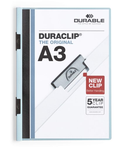 Durable DURACLIP 60 A3 Folder Blue