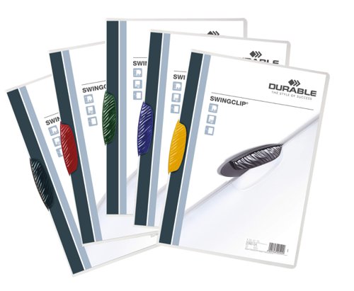 Durable SWINGCLIP A4 Folder Assorted