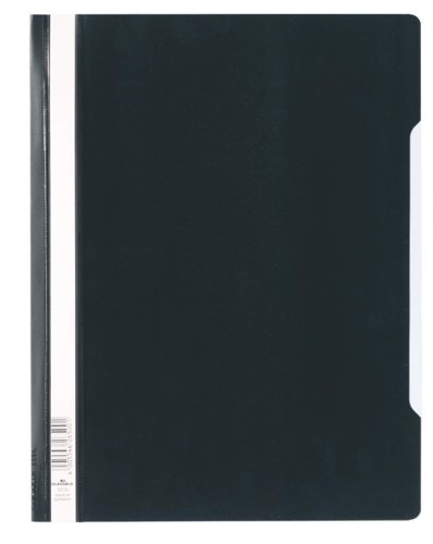 Durable Clear View A4 Folder Black