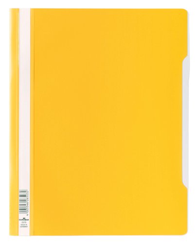 Durable Clear View A4 Folder Yellow
