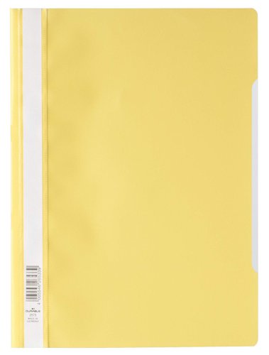 Durable Clear View A4 Folder Yellow