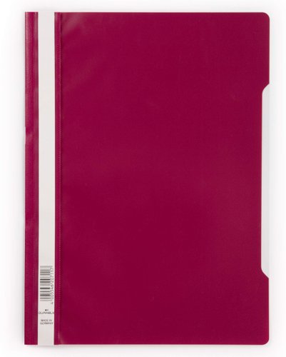 Durable Clear View A4 Folder Red
