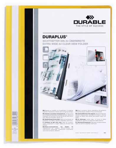 Durable DURAPLUS A4+ Folder Yellow