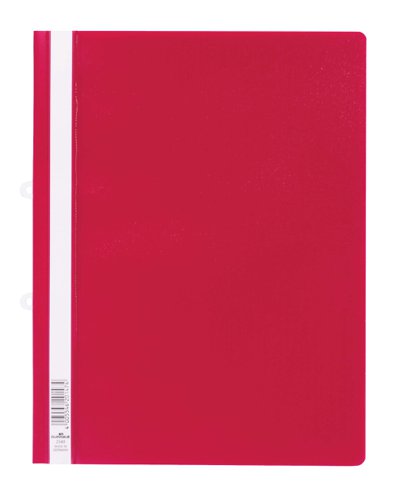 Durable Clear View A4 Folder Red