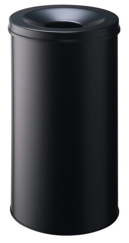 Durable SAFE Waste Bin 60L Black