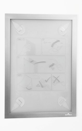 Durable DURAFRAME Wallpaper A4 Silver
